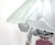 1980s Art Deco Frankart Style Chrome Table Lamp Pink Vianne Frosted Glass Nude Lady For Sale - Image 15 of 18