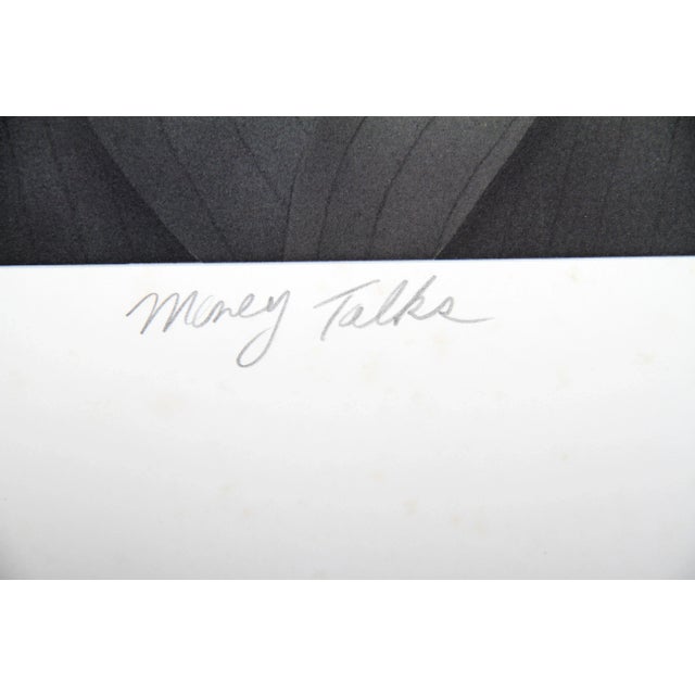 Surrealism Money Talks, E. Salem Krieger Screen Print For Sale - Image 3 of 3