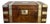 Antique Victorian Burr Walnut Brass Bounded Writing Box, 1860 For Sale