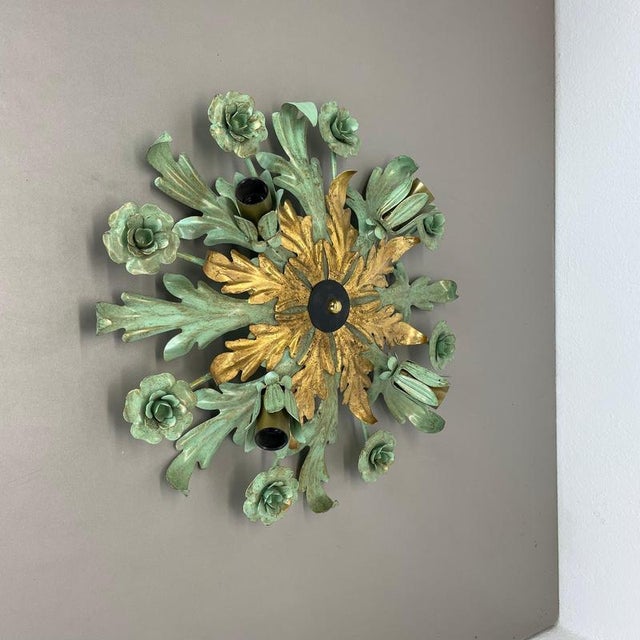 Large Florentiner Theatre Ceiling Light from Banci Firenze, Italy, 1970s For Sale - Image 13 of 18