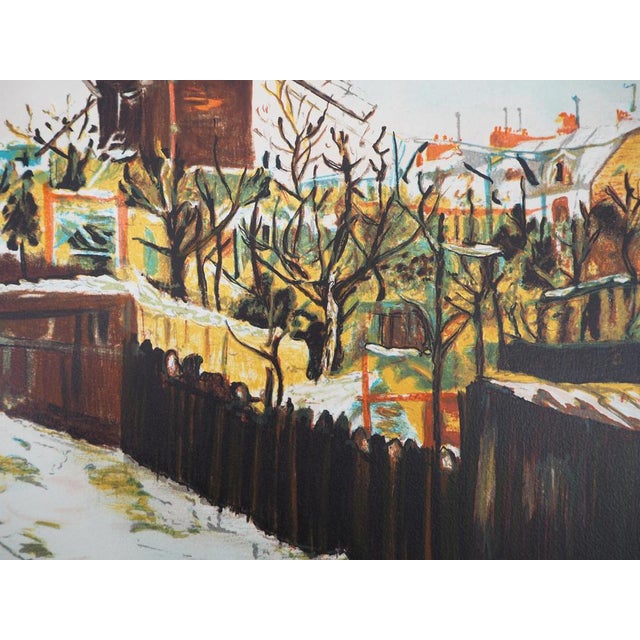 Maurice Utrillo, Moulin de la Galette in Montmartre, Lithograph For Sale - Image 8 of 11