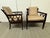 Baker Furniture Company Barbara Barry for Baker Furniture Double X Armchairs, Pair For Sale - Image 4 of 12