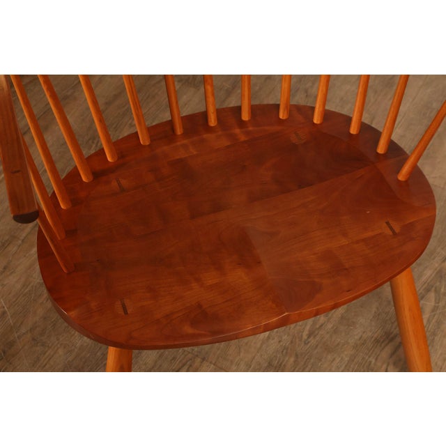 Thomas Moser Set Of Eight Continuous Arm Dining Chairs For Sale - Image 15 of 18
