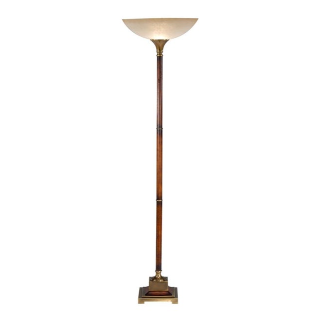 Contemporary Wildwood Torchiere Of Wood For Sale - Image 3 of 3