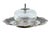 Metal Butter Dish in Silver Cut with Reliefs For Sale - Image 7 of 7