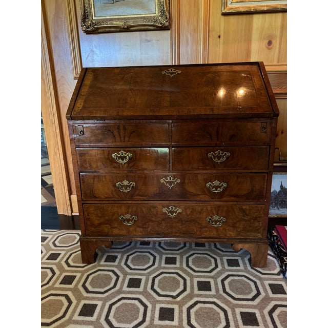 Wood George III Mahogany Desk Circa 1780-1800 For Sale - Image 7 of 10