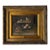 Vintage Rustic Chickens & Rooster Still Life Oil Painting on Plywood – Framed For Sale