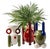 Set of 3 Contemporary Decor Glazed Ceramic Explorer Vase Collection For Sale