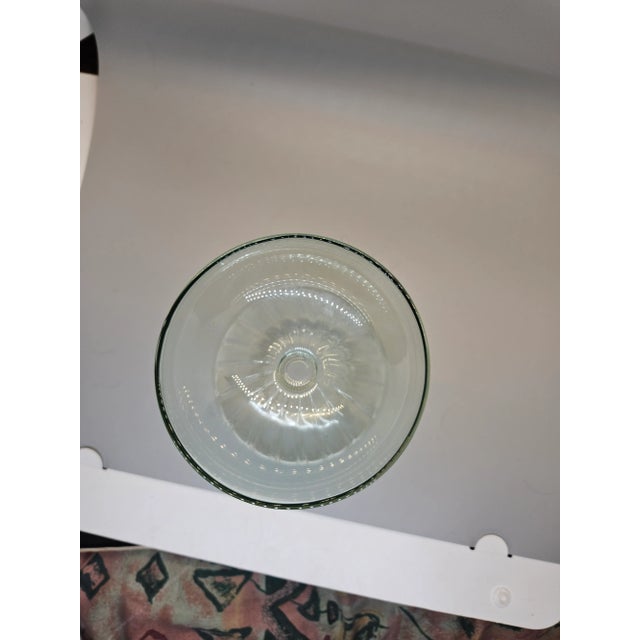 Art Nouveau Vintage Botosilicate Glass Vase For Sale - Image 3 of 3