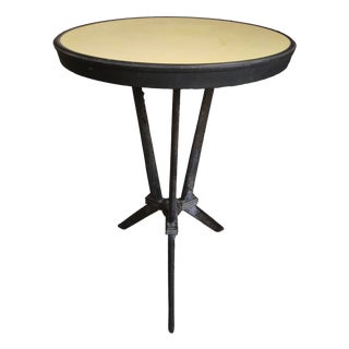 French Art Deco Rex Bistro Table with Bakelite Top, 1930 For Sale