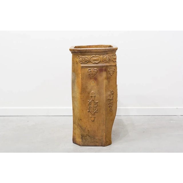 Large 19th Century French Neoclassical Terracotta Pot For Sale - Image 4 of 11