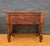 1940s 1940s Spanish Renaissance Low Console Table with Carved Front and Single Drawer For Sale - Image 5 of 13