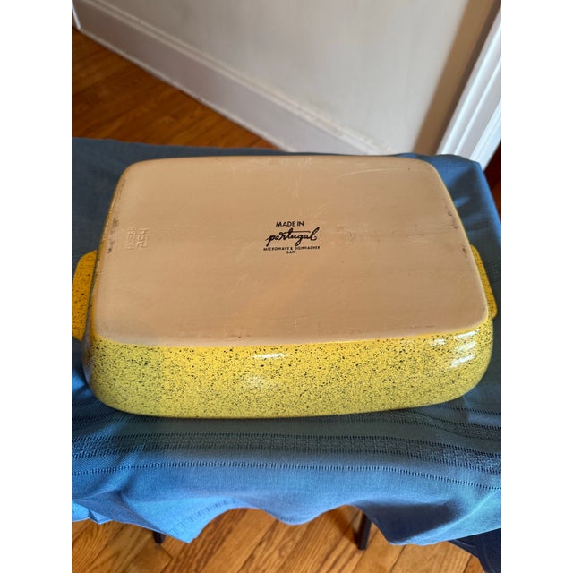 Ceramic Vintage Stoneware Baking Dish Made in Portugal For Sale - Image 7 of 7