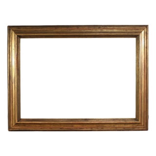 Vintage Italian Frame in Gilded Wood, 1950 For Sale