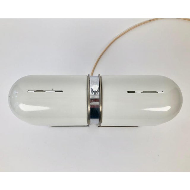 Metal Mid-Century Table Lamp attributed to Andre Ricard for Metalarte, Spain, 1970s For Sale - Image 7 of 16