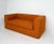 Textile Mid-Century Modern Orange Two-Seater Sofa, 1970s For Sale - Image 7 of 9
