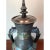 Large 42" Chinese CloisonnÃ© & Bronze Taotie Hu Vase Table Lamp For Sale - Image 12 of 15