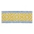 Schumacher Larson Handwoven Tape in Yellow & Blue For Sale