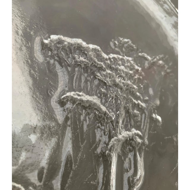 Large Mid-Century Finnish Glass Plate by Kaija Aarikka for Humppila For Sale - Image 16 of 18