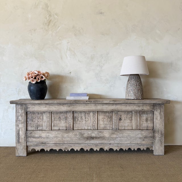 Size: 94.5" x 18"D x x 33"H Door Opening (Right): 19"W x 11"H Middle: 19"W x 11"H Left: 20"W x 11"H Wood Species:...