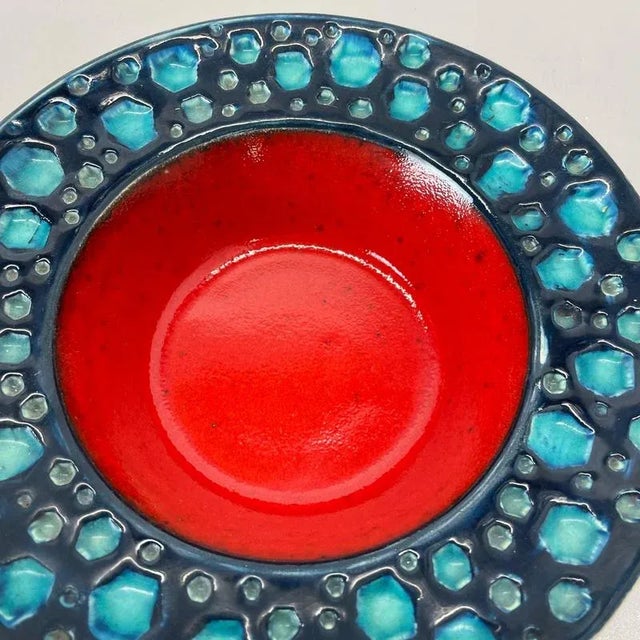 Colorful Fat Lava Dots Ceramic Bowl from Dümler and Breiden Germany, 1970s For Sale - Image 10 of 16