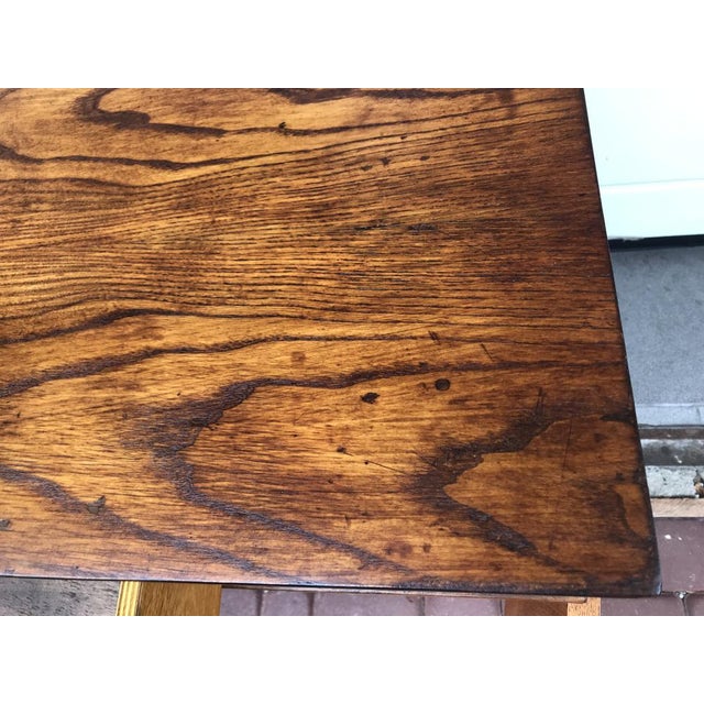 Vintage Brown Desk, 1970s For Sale - Image 15 of 18