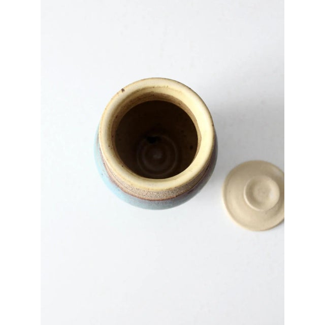 Vintage Studio Pottery Jar For Sale - Image 6 of 13