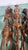 1960s African Ebony Stick Totem Figures, Malawi Tribal Wooden Sculptures 3 Pc For Sale - Image 10 of 15