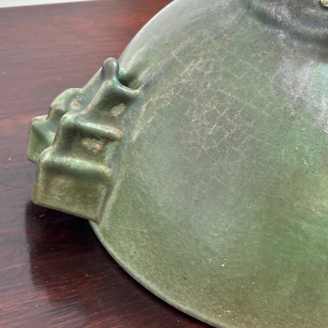 Early 20th Century Fulper Arts & Crafts Pottery Bowl For Sale In Baltimore - Image 6 of 12