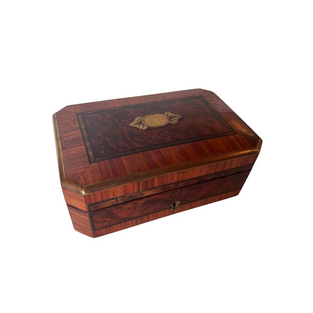 19th Century Napoleon III French Boule Marquetry Jewelry Box For Sale In Dallas - Image 6 of 6