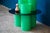 Pedestal Table in Green Acrylic Glass, 1980s For Sale - Image 3 of 11