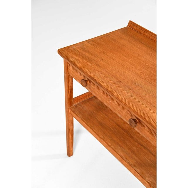 Bedside Tables in Pine by Carl Malmsten, 1940s, Set of 2 For Sale - Image 6 of 9