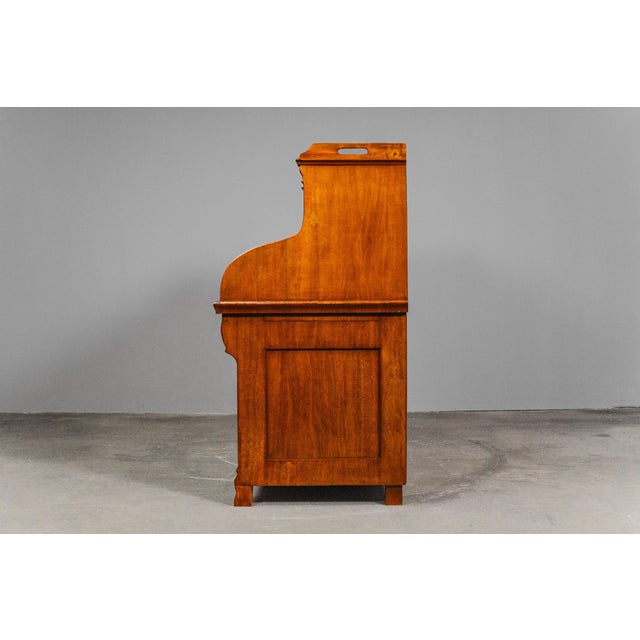 Brown Louis Philippe Pine Secretary For Sale - Image 8 of 18