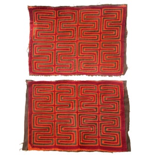 Hand-Crafted Ethnographic Textiles - A Pair For Sale