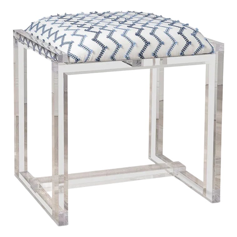 Glencoe Mozzi Lucite Bench | Chairish