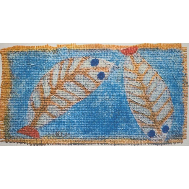 Paul KLEE (1879-1940) Blue-eyed fish, 1956 Heliogravure after a painting by the artist Signed in the plate On paper 16 x...