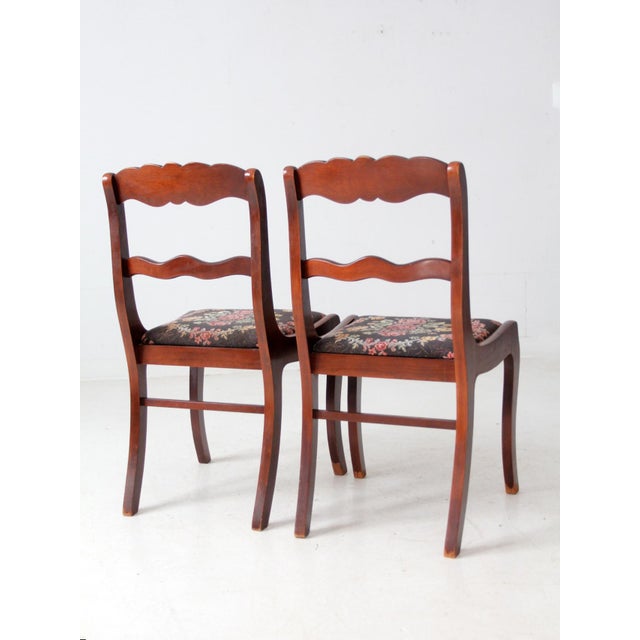 Vintage Tell City Colonial Revival Chairs Pair For Sale - Image 12 of 16