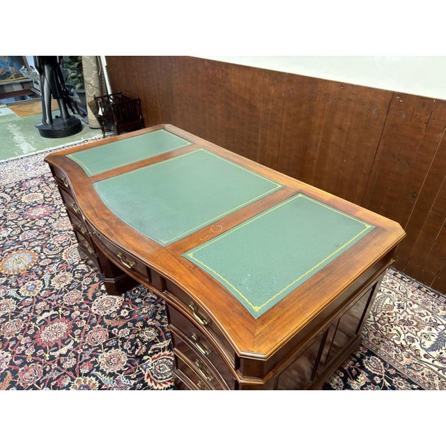 English Chesterfield Desk in Teak For Sale - Image 17 of 18