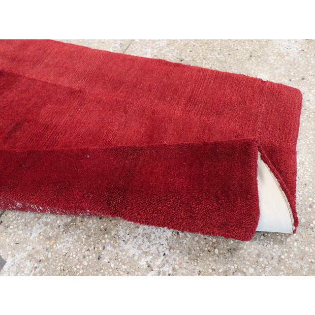 Textile Galerie Shabab Collection Mid-20th Century Tibetan Throw Rug For Sale - Image 7 of 8
