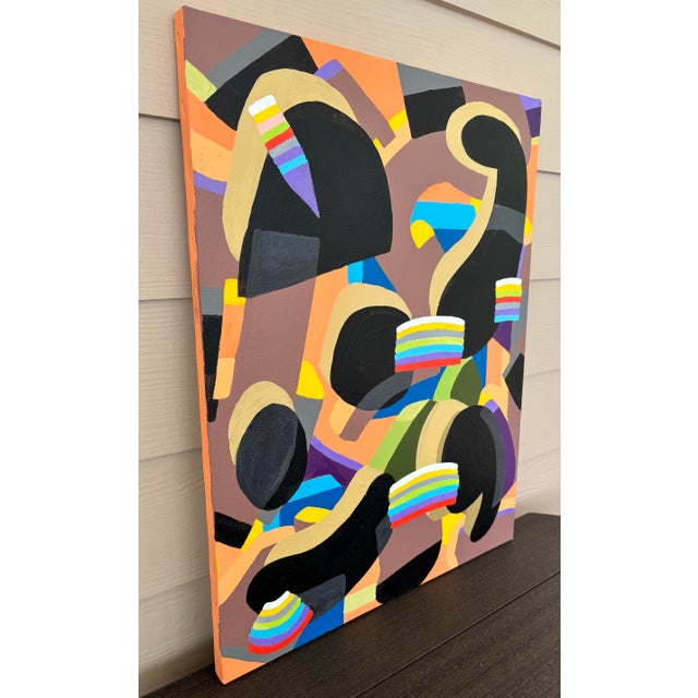Contemporary David Mac Innes Light•Color• Pattern 2003 #68 Painting on Canvas Original For Sale - Image 3 of 8