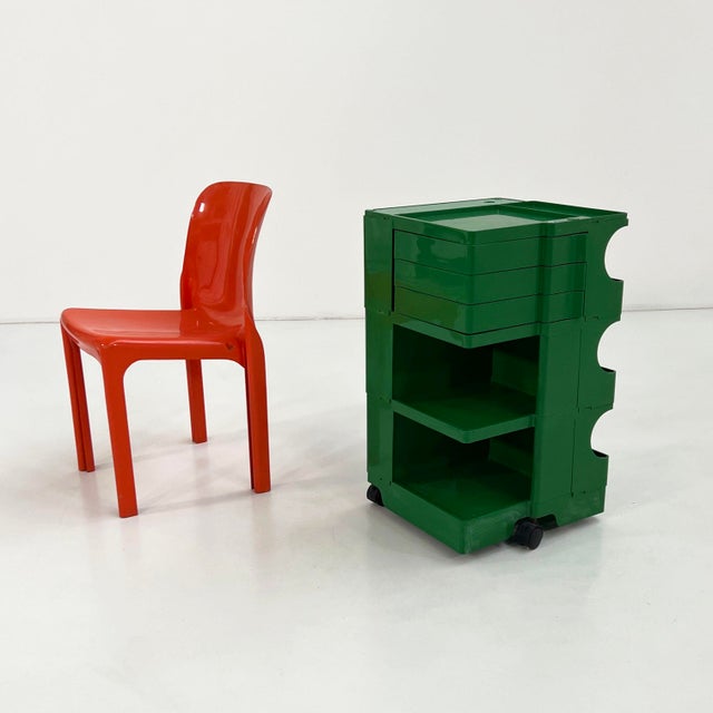 Green Green Boby Trolley by Joe Colombo for Bieffeplast, 1960s For Sale - Image 8 of 11