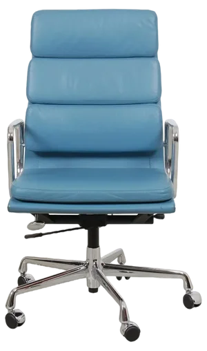 EA-219 Desk Chair in Leather by Charles Eames for Vitra