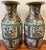 Antique Rose Medallion Tall Vases - a Pair For Sale - Image 4 of 8
