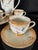 1950s Dragon Tea Set Lusterware Made in Japan, Teapot With 6 Cups and Saucers, Hand Painted For Sale - Image 5 of 11