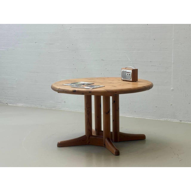 A distinctive danish mid-century dining table from the 1960s, designed by rainer daumiller and manufactured by vamdrup...