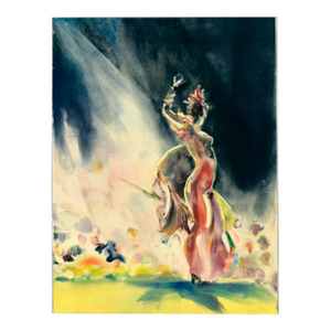 "Capricho" Original Impressionist Monotype by Linda O'Hagan