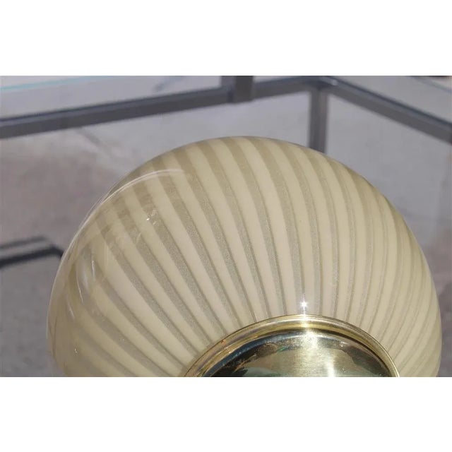 Murano Glass and Brass Wall Lamp, Italy, 1970 For Sale - Image 6 of 8