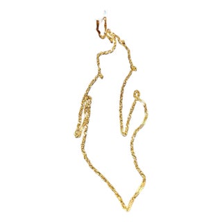 Vintage 18 Karat Yellow Gold 4 Gm, Link Chain, 2.0 Mm Necklace, 22" Long For Sale