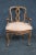 Italian Style Walnut Carved Open Armchair For Sale - Image 4 of 7