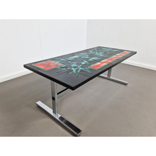 Tiled Coffee Table by J. Belarti, 1970s For Sale - Image 11 of 11
